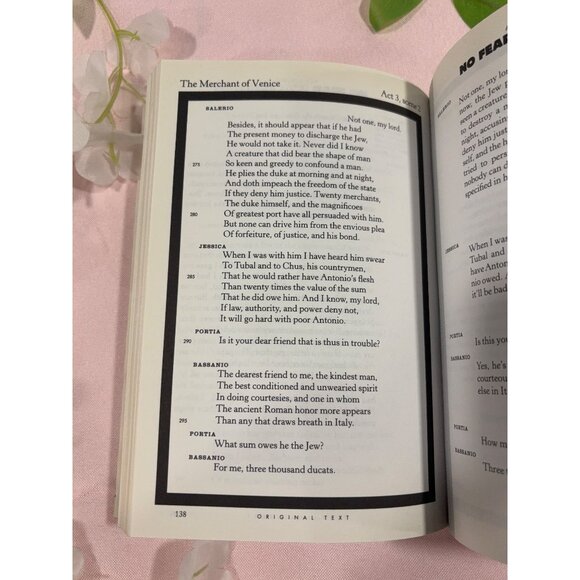 No Fear Shakespeare Books The Merchant Of Venice & Romeo And Juliet Bundle 2003 - Picture 9 of 16